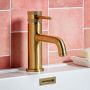 Amara Runswick Mono Basin Mixer Tap in Brushed Brass