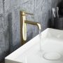 Amara Runswick Mono Tall Basin Mixer Tap in Brushed Brass