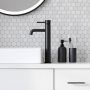 Amara Runswick Mono Tall Basin Mixer Tap in Matt Black